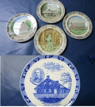 Old English Staffordshire Historical Plates Gral Lee Washington Jefferson PICK1 - £23.72 GBP