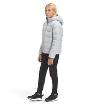 The North Face Girls Moondoggy Hoodie Jacket Light Grey Heather Sz L 14/... - $1,826.91 MXN