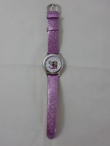 Disney Frozen &quot;Strong Heart Strong Bond&quot; Anna Elsa Stainless Steel Purple Watch - £6.40 GBP