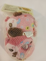 Pet Flys Owl Plush Pet Dog Toy Set With Squeaker - Pink image 9