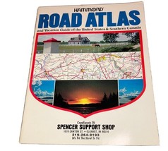 Hammond Road Atlas Vacation Guide U.S. &amp; Southern Canada Spencer Shop El... - $126.23 MXN