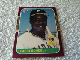 1987 Barry Bonds Rookie Donruss #163 Gem Mint Baseball Opening Day - £199.21 GBP