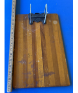 Vintage Globe- Wernicke Cincinnati Wood Clip Board 9” x 15.5” Solid Wood - €59,12 EUR