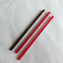 Lot of 3 The Warwick Vintage Swizzle Sticks 2 Red Seattle 1 Brown 5.5&quot; L... - £7.76 GBP