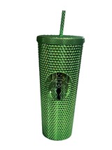 Starbucks Green Studded Tumbler 24oz Cold Cup with Straw - 2023 Edition ... - $18.05