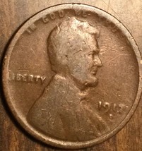 1917D Usa Lincoln Wheat One Cent Penny Coin - £1.37 GBP