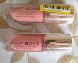 Makeup Revolution .15 fl oz Pout Bomb Plumping Lip Gloss Shade KISS (Lot... - $18.69