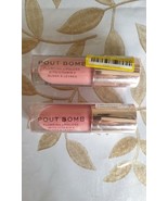 Makeup Revolution .15 fl oz Pout Bomb Plumping Lip Gloss Shade KISS (Lot Of Two) - $18.69