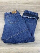 Vintage Draggin Jeans Men&#39;s Kevlar Lined Motorcycle Protective Denim Pants 42x30 - £36.09 GBP