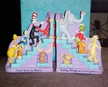Hallmark Dr. Seuss Sculpted Bookends by Robert Chad 2000 Mint In box - £194.68 GBP