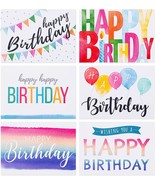 50Pk Birthday Cards Assortment w/Greetings Inside Happy Birthday Greetin... - $31.22 CAD