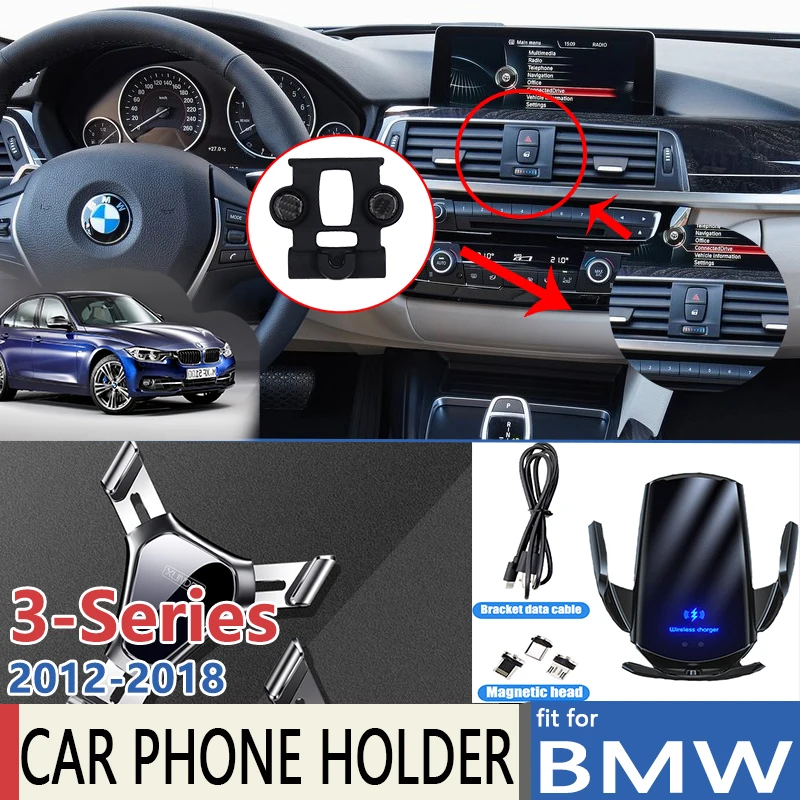 Car mobile phone holder for bmw 3 series f30 f31 2012 2018 318i 320i 325i 328i thumb200