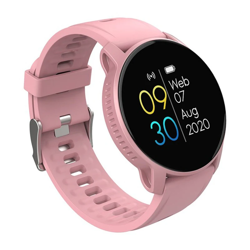 Smart Watch Men Full Touch Fitness Tracker Wristwatch Full Touch Waterproof Blue - £135.17 GBP