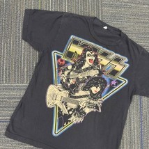 KISS T Shirt Rock Band Tee Graphic Black 2012 Gene Simmons Paul Stanley - $14.99