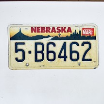 1995 United States Nebraska Dodge County Passenger License Plate 5-B6462 - £14.83 GBP