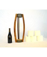 Wine Barrel Toilet Paper Holder - Komuna - Made from retired CA wine bar... - $119.00