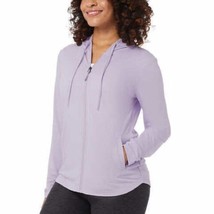 32 DEGREES Womens Full Zip Hoodie, 1-Pack Size Large Color Heather Orchard - $40.00
