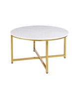 Modern Round Coffee Table For Living Room, Sofa Center Table For Dining ... - £125.02 GBP