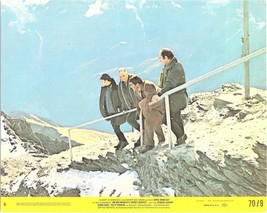 On Her Majesty&#39;s Secret Service original 8x10 lobby card men on alpine slope - £27.53 GBP