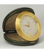 1960s Mark Cross 8-Day Mechanical Folding Travel Alarm Clock with 15 jewels - $530.00