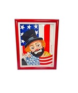 Red Skelton The All American clown painting porcelain signed 721/1500 w/... - $247.45