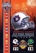 Auburn Tigers Basketball Metal Sign 2010 National Champions NCAA - €21,34 EUR