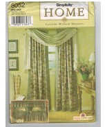 Simplicity Uncut Sewing Pattern #8052 Country Window Dressing Curtains D... - $5.70