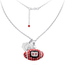 UL University of Louisville Football College Necklace -Sterling Silver Licensed - £83.93 GBP