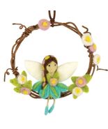 Garden Fairy 462002 Mini Wreath Wool Ornament Wild Woolies - $24.75