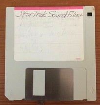 Vintage 1990s Star Trek Sound Files 3.5 Floppy Disk For Macintosh Mac Co... - $39.99