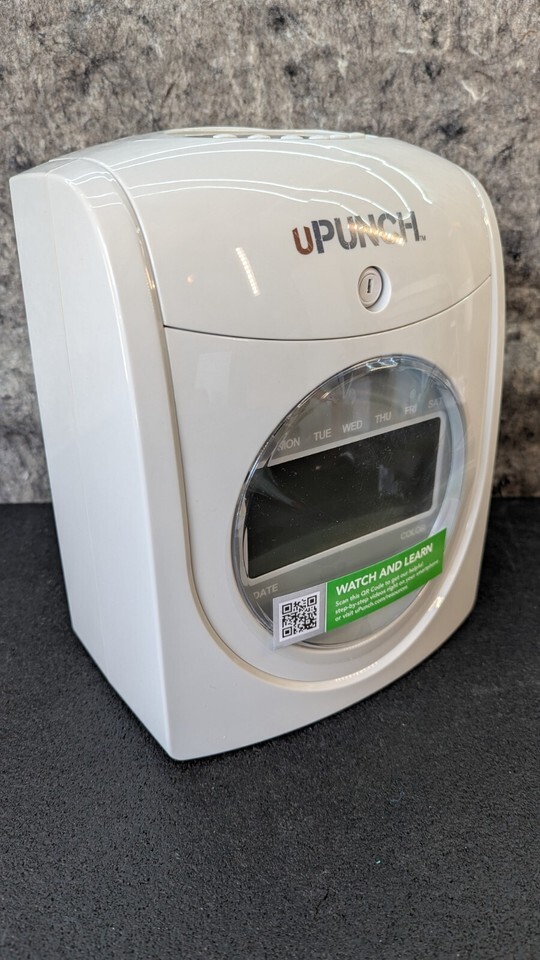 NEW OPEN BOX uPUNCH HN4000 Calculating Time Clock w/ PSU- Missing Keys Item image 4