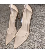 Chinese Laundry Romance Pumps, Women&#39;s Size 7.5 M, Clear/Nude Very Nice - £15.79 GBP