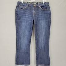 St. John&#39;s Bay Women Jeans Size 14 Blue Stretch Petite Straight Classic ... - £12.01 GBP