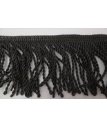 Black Twist Fringe Trim 3&quot; - £3.00 GBP+