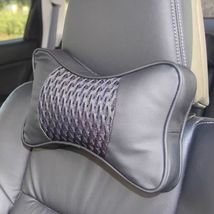 LXQAKK Head-rests for vehicle seats PU Leather Car Neck Pillow Adjustable 2 Pcs - £20.59 GBP