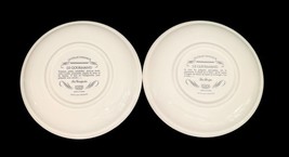 Vintage Gien France Le Gourmand Les Desserts Plates Set 6 – 8.75" Hand-Painted image 3