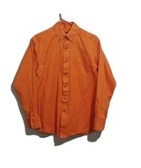 Ariat Womens Blouse Sz Small Petite Cowgirl Button Down Shirt Orange Wes... - $27.87