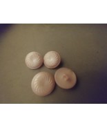 4 Unique Light Pink Shank Sewing Buttons 3/4&quot; - $4.11 CAD