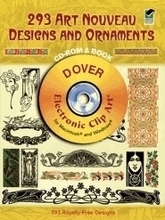 Primary image for 293 Art Nouveau Designs and Ornaments CD-ROM&BOOK;ELECTRONIC CLIP ART FOR MAC/PC