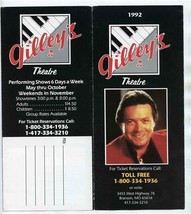Mickey Gilley&#39;s Theatre Brochure Branson Missouri 1992 - £14.01 GBP