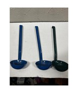 Vintage Enamelware Large Ladle Dipper Graniteware Speckled Blue 12 Inch ... - $614.82 MXN