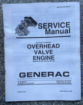 Generac 81134 Service Manual - V-Twin OHV Shaft Engines  208 - £11.18 GBP