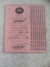 Original 1879 Series United States IRS Cigar Manufacturer Tax Certificat... - £26.11 GBP