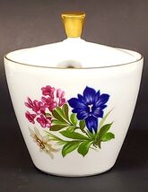 Seltmann Weiden West Germany White Porcelain Sugar Bowl w/ Lid Vintage - $12.82