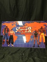 Capcom Super Street Fighter 2 New Challengers 1993 Arcade Game Header Artwork KG - £65.72 GBP