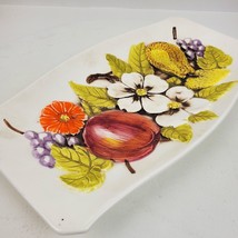 Vintage Lefton Japan Serving Tray 11x6 Inch Ceramic - $14.00