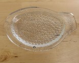 PUKEBERG Sweden MID Century Fish Shaped Serving Dish Crystal Glass Tray ... - $29.69