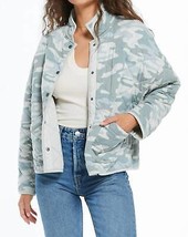 Z Supply mya camo quilted jacket in Dusty Sage - size S - £57.24 GBP