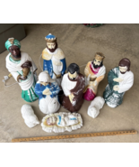 Vintage Empire Nativity Set 9 Piece Christmas Lighted Blow Molds - €555,02 EUR