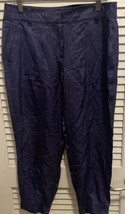 Loft Petites Women’s Purple Satin Pants Size 4P - £17.20 GBP